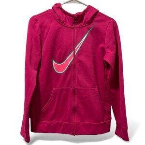 Nike Dri-Fit Girls Hoodie Pink XL